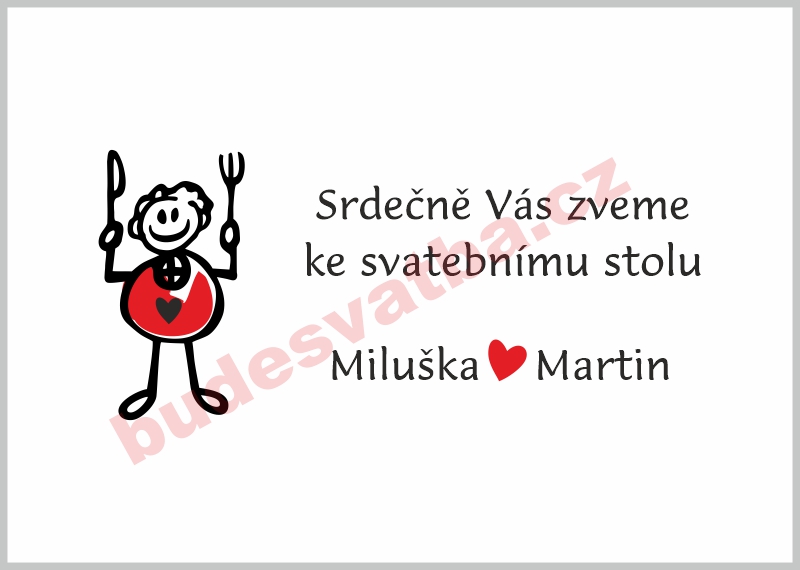 Hostina - červený motiv