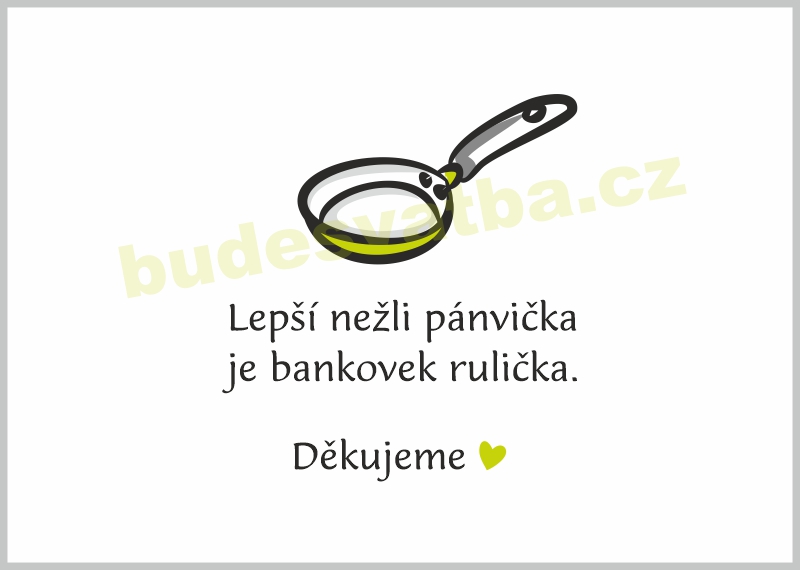 Pánvička - zelený motiv