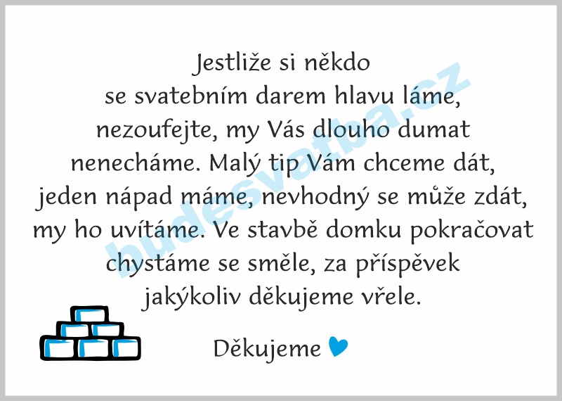 Stavba - modrý motiv